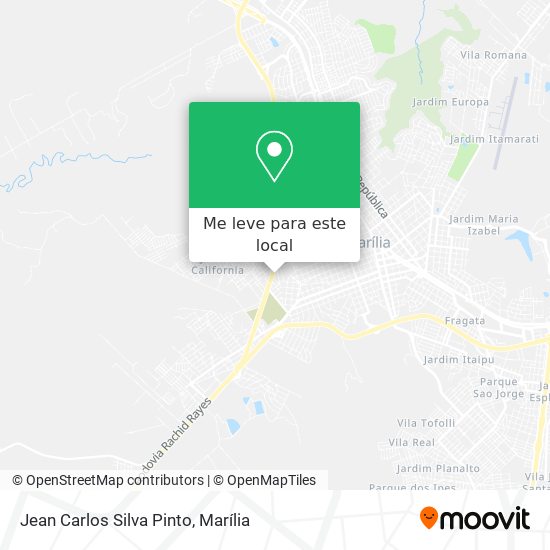 Jean Carlos Silva Pinto mapa