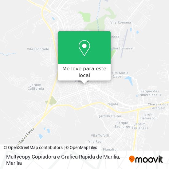 Multycopy Copiadora e Grafica Rapida de Marilia mapa