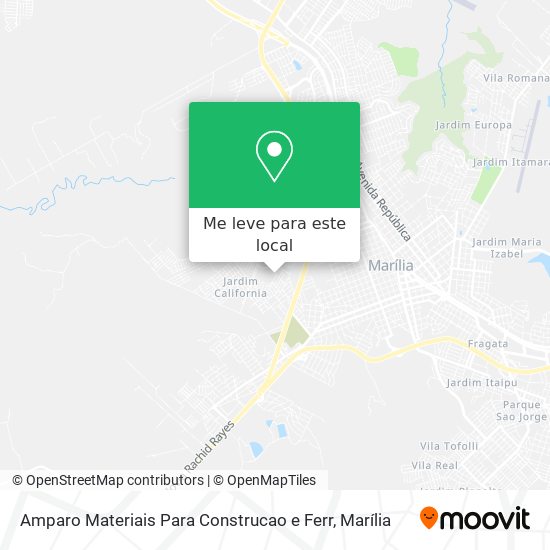 Amparo Materiais Para Construcao e Ferr mapa