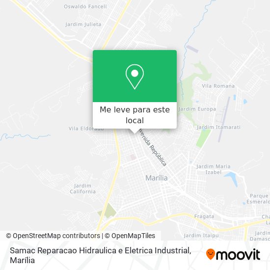 Samac Reparacao Hidraulica e Eletrica Industrial mapa