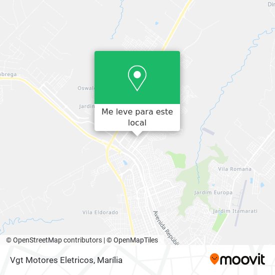 Vgt Motores Eletricos mapa