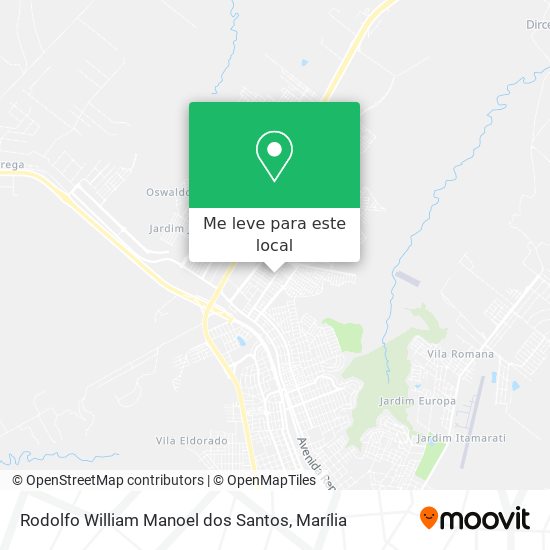 Rodolfo William Manoel dos Santos mapa