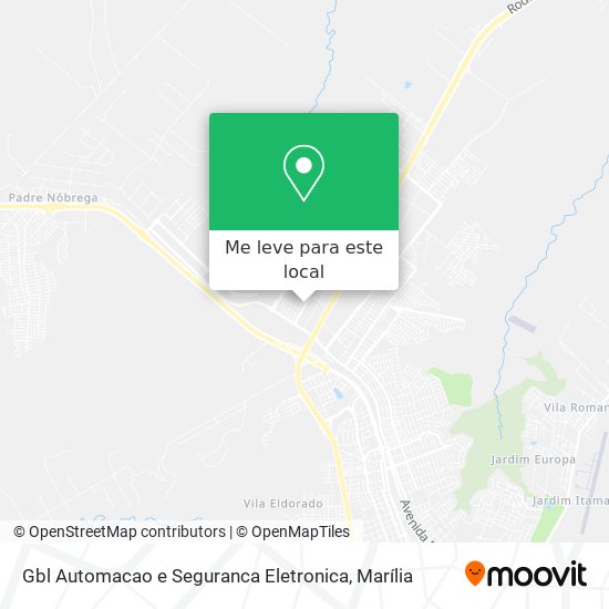Gbl Automacao e Seguranca Eletronica mapa