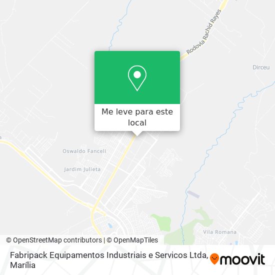 Fabripack Equipamentos Industriais e Servicos Ltda mapa