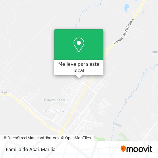 Familia do Acai mapa
