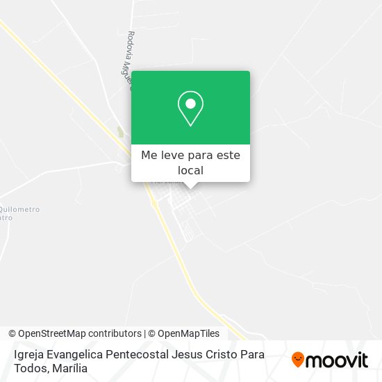 Igreja Evangelica Pentecostal Jesus Cristo Para Todos mapa