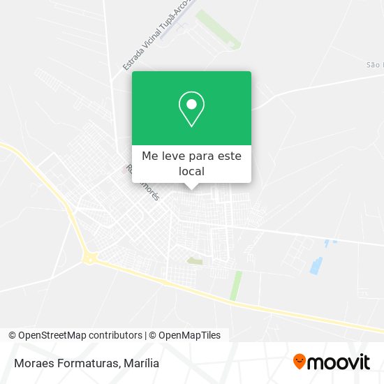 Moraes Formaturas mapa