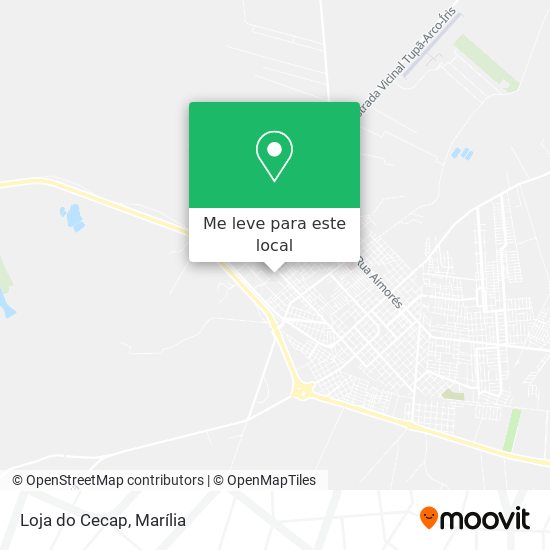Loja do Cecap mapa