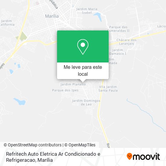 Refritech Auto Eletrica Ar Condicionado e Refrigeracao mapa
