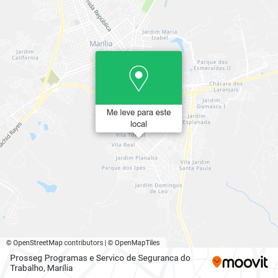 Prosseg Programas e Servico de Seguranca do Trabalho mapa