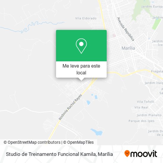 Studio de Treinamento Funcional Kamila mapa