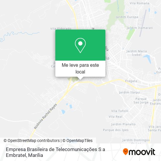 Empresa Brasileira de Telecomunicações S a Embratel mapa