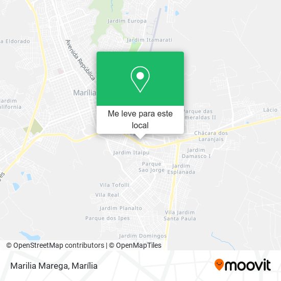 Marilia Marega mapa
