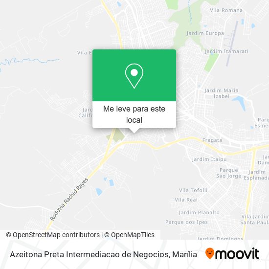 Azeitona Preta Intermediacao de Negocios mapa