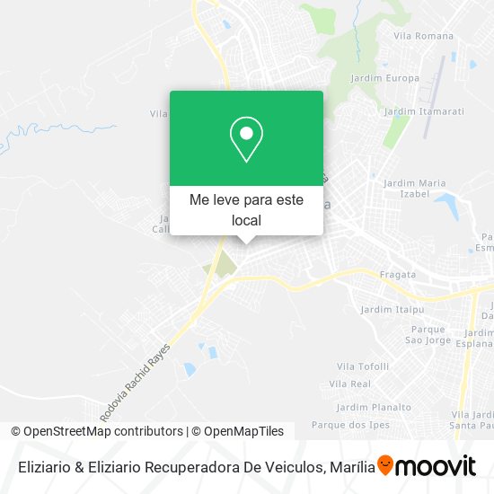 Eliziario & Eliziario Recuperadora De Veiculos mapa