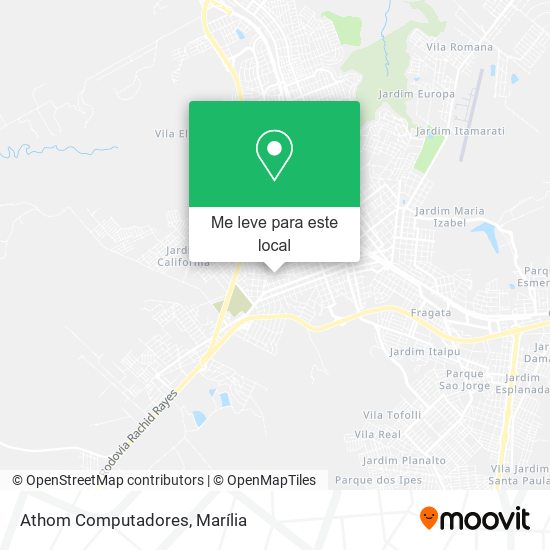 Athom Computadores mapa