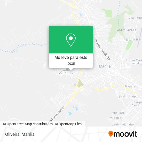 Oliveira mapa