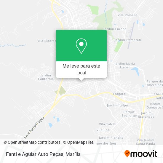 Fanti e Aguiar Auto Peças mapa