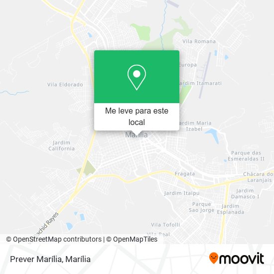 Prever Marília mapa