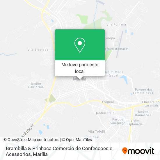 Brambilla & Prinhaca Comercio de Confeccoes e Acessorios mapa