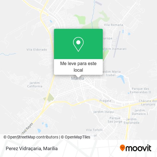 Perez Vidraçaria mapa