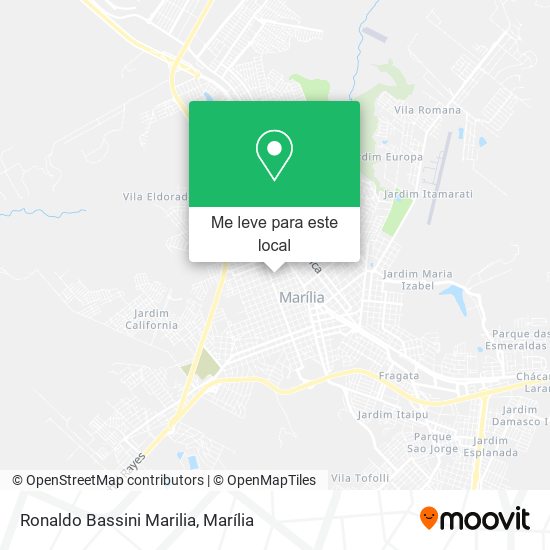 Ronaldo Bassini Marilia mapa