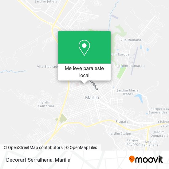 Decorart Serralheria mapa