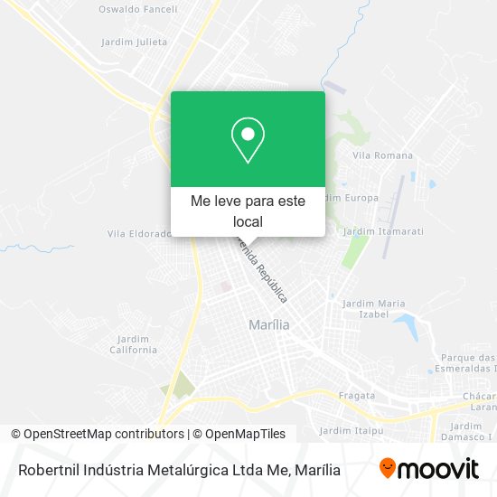 Robertnil Indústria Metalúrgica Ltda Me mapa