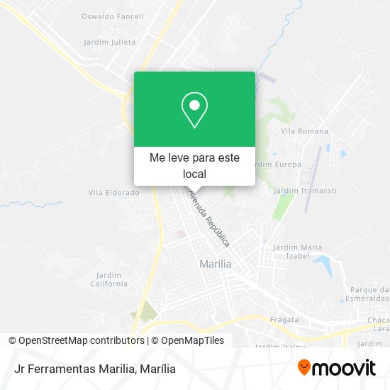 Jr Ferramentas Marilia mapa