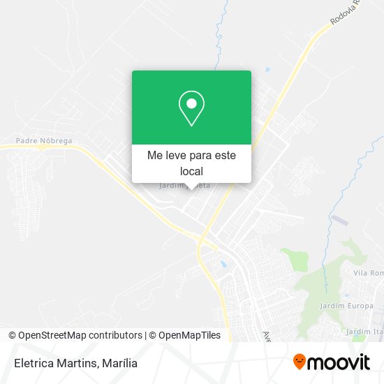 Eletrica Martins mapa