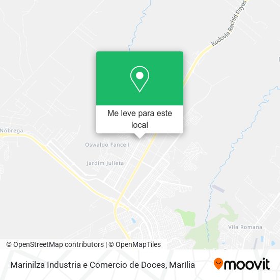 Marinilza Industria e Comercio de Doces mapa