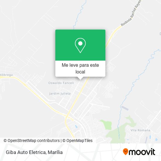 Giba Auto Eletrica mapa