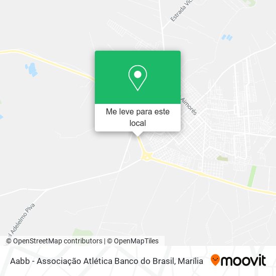 Aabb - Associação Atlética Banco do Brasil mapa