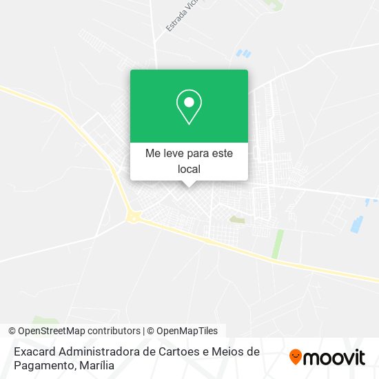 Exacard Administradora de Cartoes e Meios de Pagamento mapa