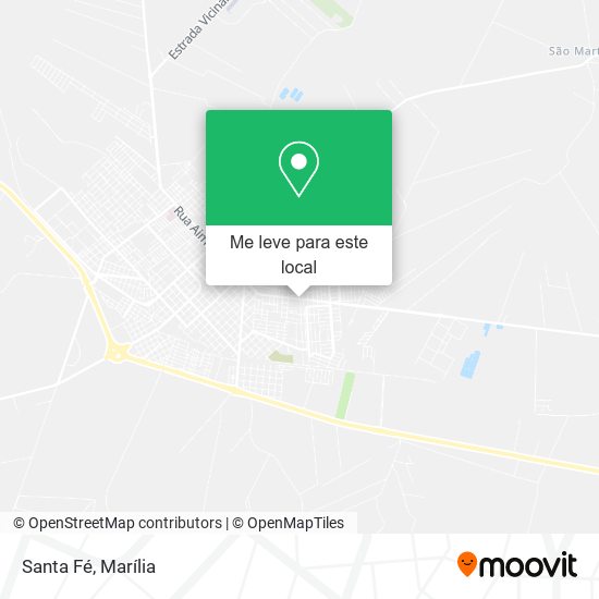 Santa Fé mapa