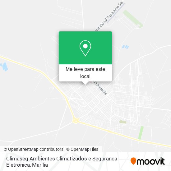 Climaseg Ambientes Climatizados e Seguranca Eletronica mapa