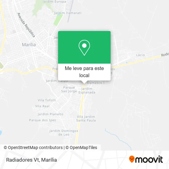 Radiadores Vt mapa