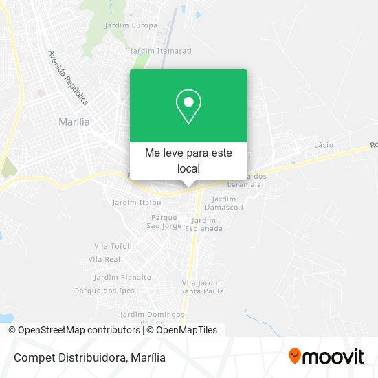 Compet Distribuidora mapa