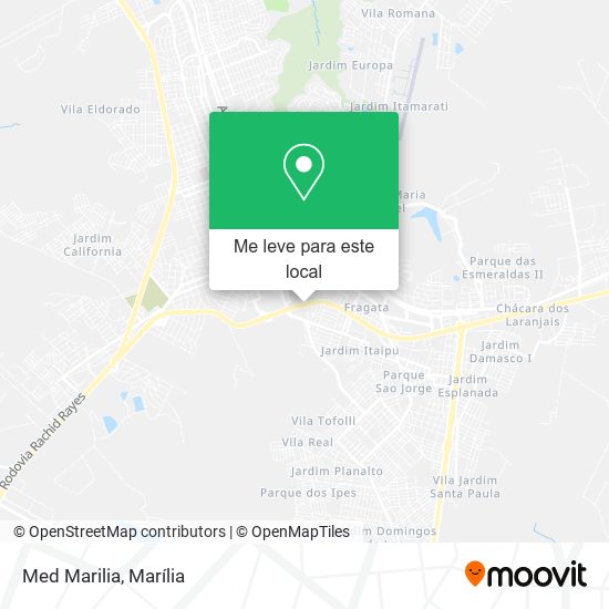 Med Marilia mapa