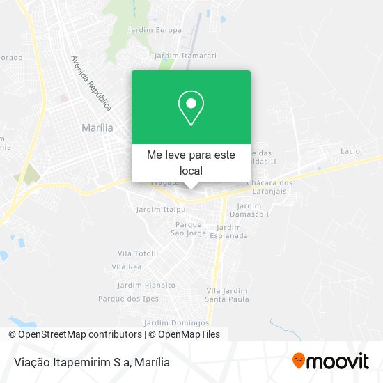 Viação Itapemirim S a mapa