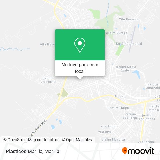 Plasticos Marilia mapa