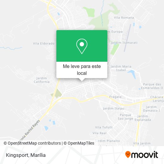 Kingsport mapa