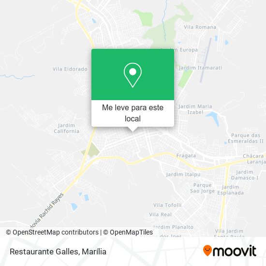 Restaurante Galles mapa