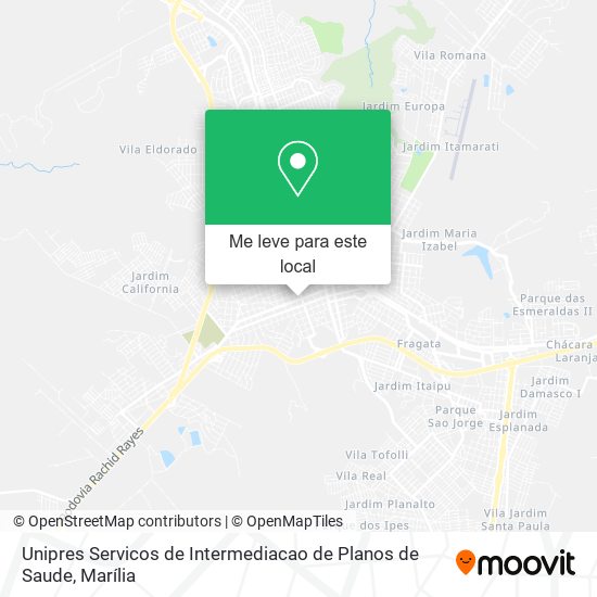 Unipres Servicos de Intermediacao de Planos de Saude mapa