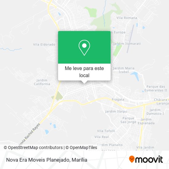 Nova Era Moveis Planejado mapa