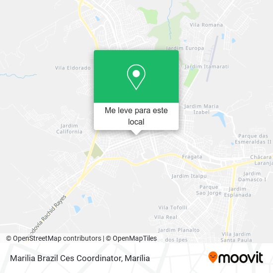 Marilia Brazil Ces Coordinator mapa
