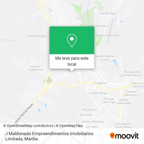 J Maldonado Empreendimentos Imobiliarios Limitada mapa