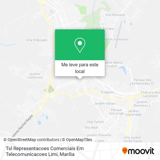 Tsl Representacoes Comerciais Em Telecomunicacoes Limi mapa