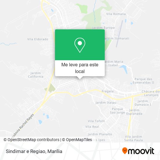 Sindimar e Regiao mapa
