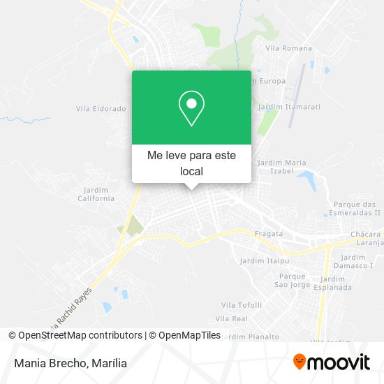 Mania Brecho mapa